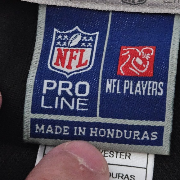 Cincinnati Bengals Jersey Men's Size XL Blank Jersey Pro line Black NWOT - Picture 4 of 4